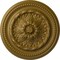Ekena Millwork Chester Ceiling Medallion (Fits Canopies up to 2 1/4"), Hand-Painted Gold, 15 3/4"OD x 1 7/8"P CM15CHGLS - alternate 1